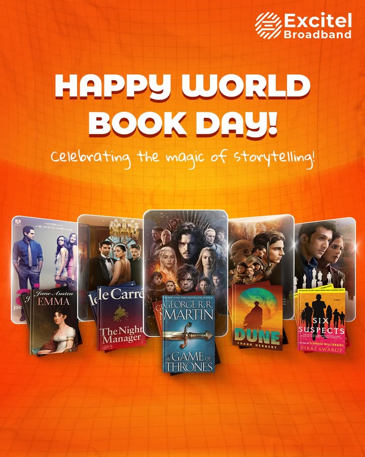 Heres to tales that transcend WorldBookDay ExcitelBroadband fictionbooks movies Heres to tales that transcend WorldBookDay ExcitelBroadband fictionbooks movies
