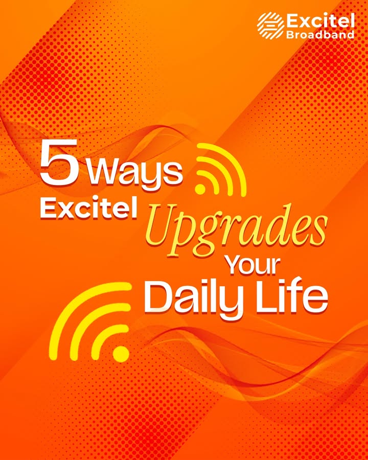 Enjoy smoother days and stronger connections. Excitel brings you speed, clarity, and comfort to your everyday life. excitelbroadband wifi fastspeed easy network OTTS Enjoy smoother days and stronger connections. Excitel brings you speed, clarity, and comfort to your everyday life
