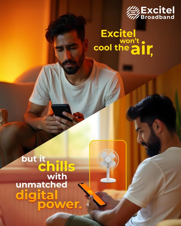 Click, stream, game, repeat. Upgrade your world with Excitels lightning fast internet and turn every online moment into a chill experience. excitelbroadband SummerVacation2025 fastspeetinternet nobuffer Click, stream, game, repeat