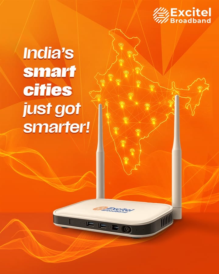 Excitel is now powering up more cities with non stop speed and unlimited fun Excitel ExcitelBroadband internet WIFI SmartCities SmartIndia NoBuffering Excitel Broadband, Wifi, Smart Cities, Smart India, Fast Internet Excitel is now powering up more cities with non stop speed and unlimited fun Excitel ExcitelBroadband internet WIFI ...