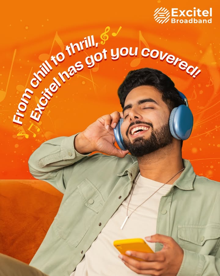 From chill mornings to party nights, weve got the bandwidth to match every beat. Happy World Music Day excitelbroadband WorldMusicDay FastInternet Internet WIFI music Excitel Broadband, Fast Speed Internet, World Music Day From chill mornings to party nights, weve got the bandwidth to match every beat