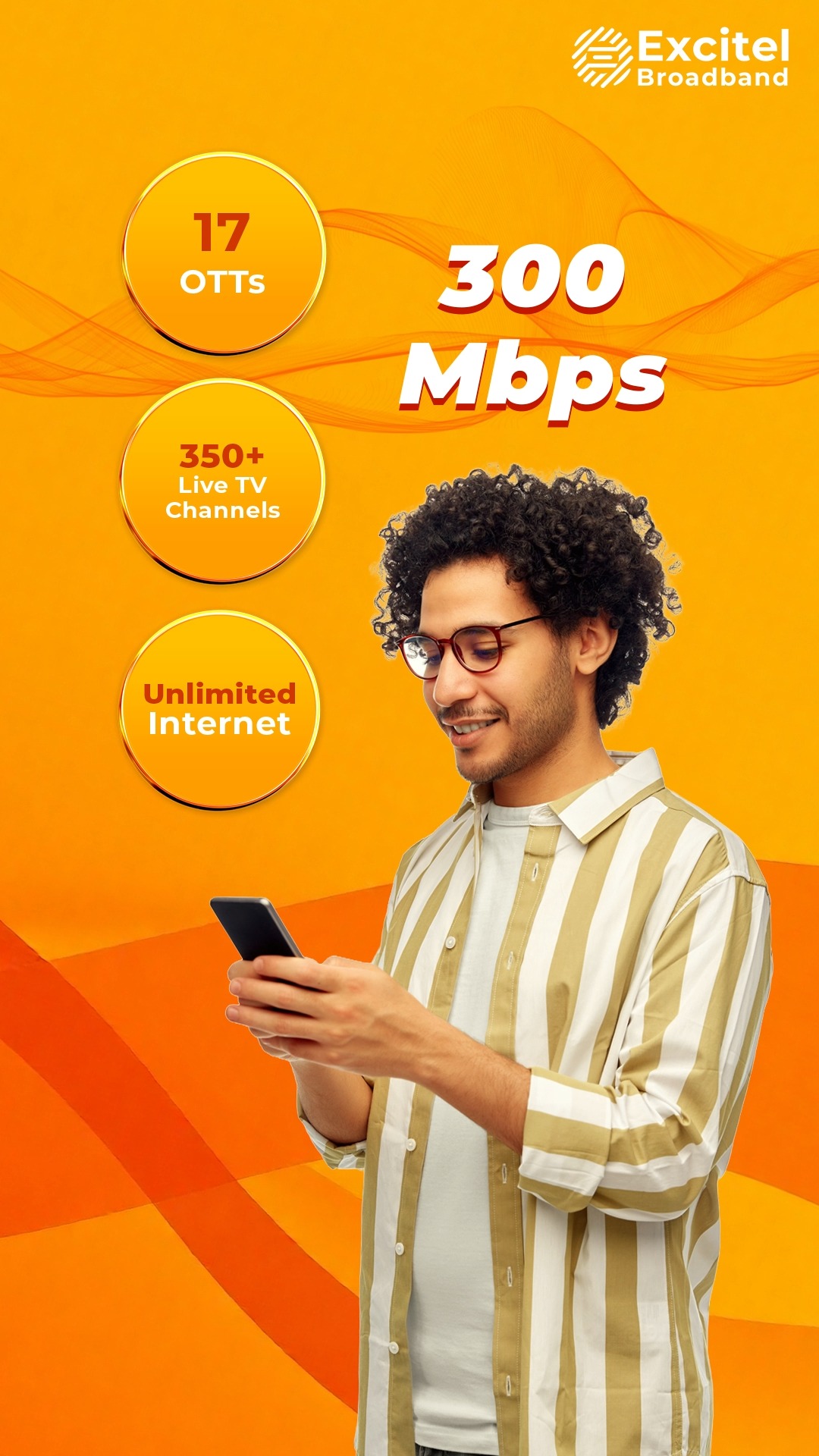 Why limit the fun Hamare naye plans mein hai entertainment ka full package hai ExcitelBroadband INTERNET fastspeedinte...