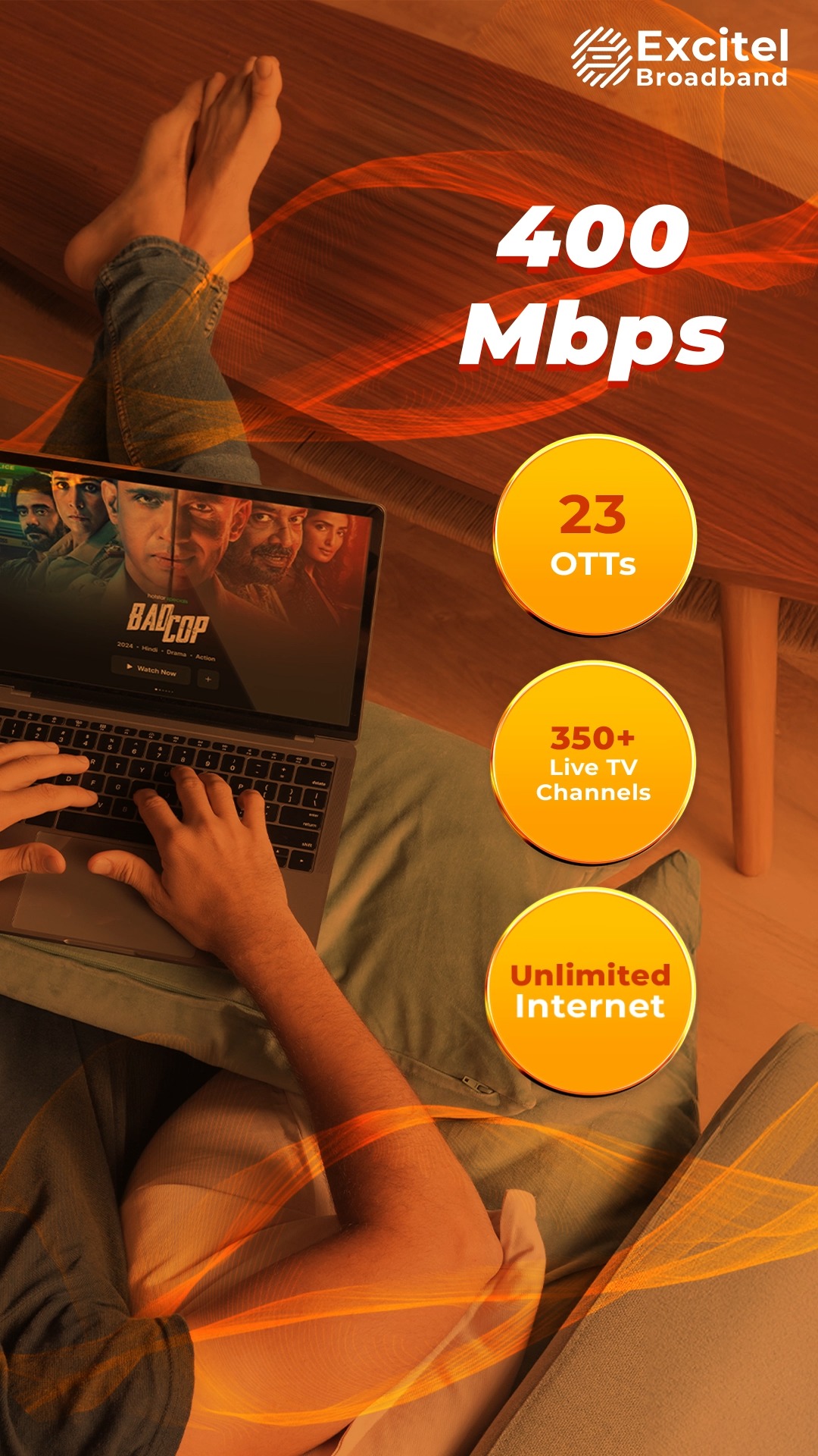 All day entertainment, all in one plan Because chilling is serious business