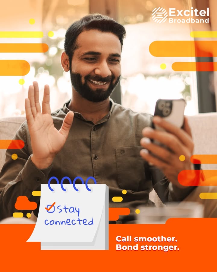 From video calls to heart to hearts, Excitel keeps you close, always. Excitel ExcitelBroadband ExcitelCares gaming speed BufferFree From video calls to heart to hearts, Excitel keeps you close, always
