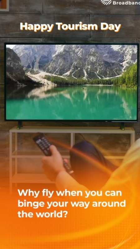 Cant travel No worries. With Excitel Broadband, explore the world buffer free, right from your couch