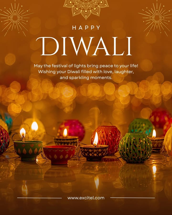  Light Up Your Diwali with Excitel Broadband This Diwali, enjoy high speed internet thats as bright as the festiv...