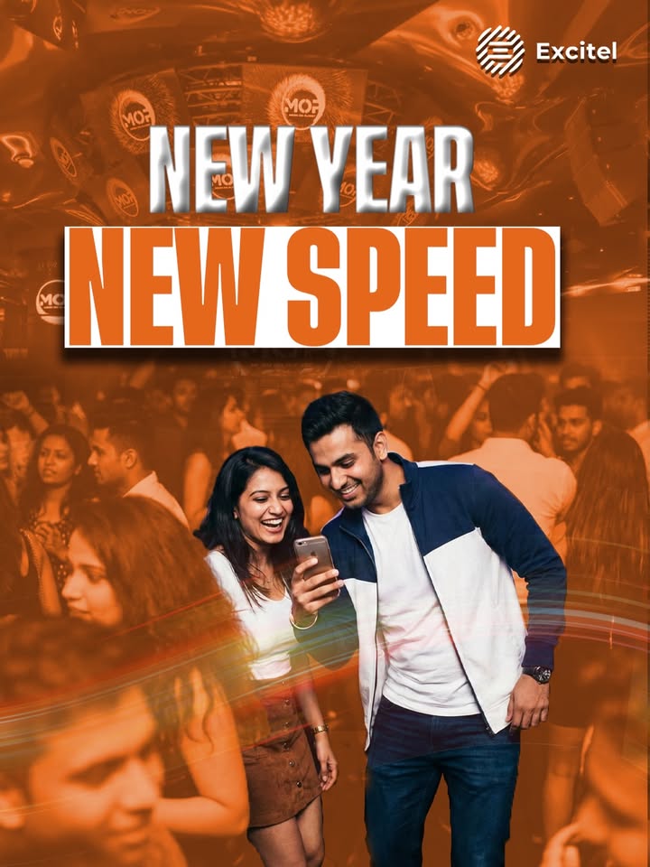 Welcome to 2026, where new beginnings meet uninterrupted connections. Excitel wishes everyone a very Happy New Year