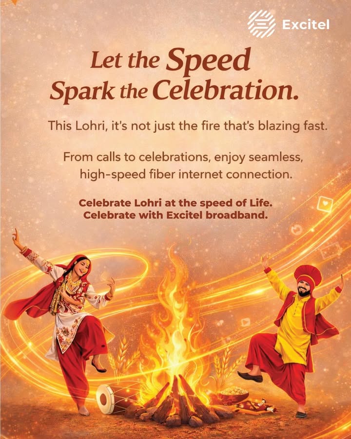 As the Lohri fire fills homes with warmth and joy, we wish you happiness and prosperity this festive season