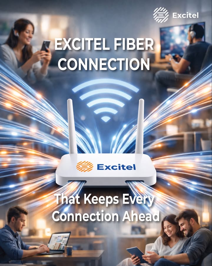 From work to play, calls to games, stories to smiles Excitel Fiber Connection keeps every corner of your home connected, s...