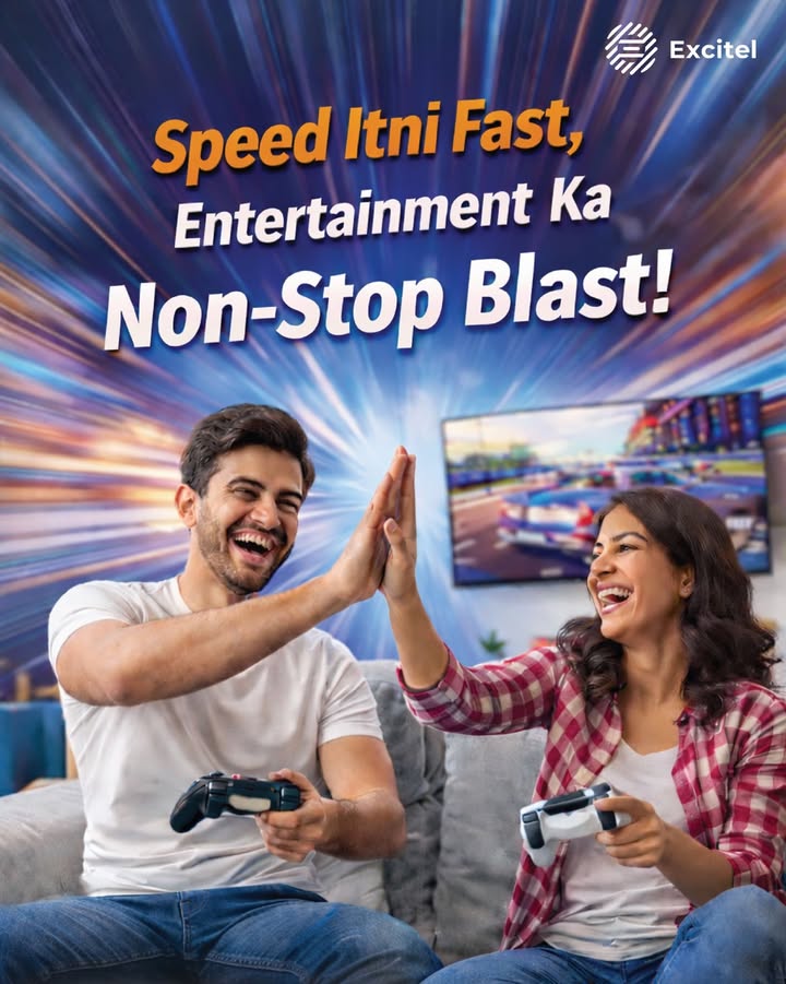 When the internet is this fast, even the high five lands instantly. No lag. No rage quits