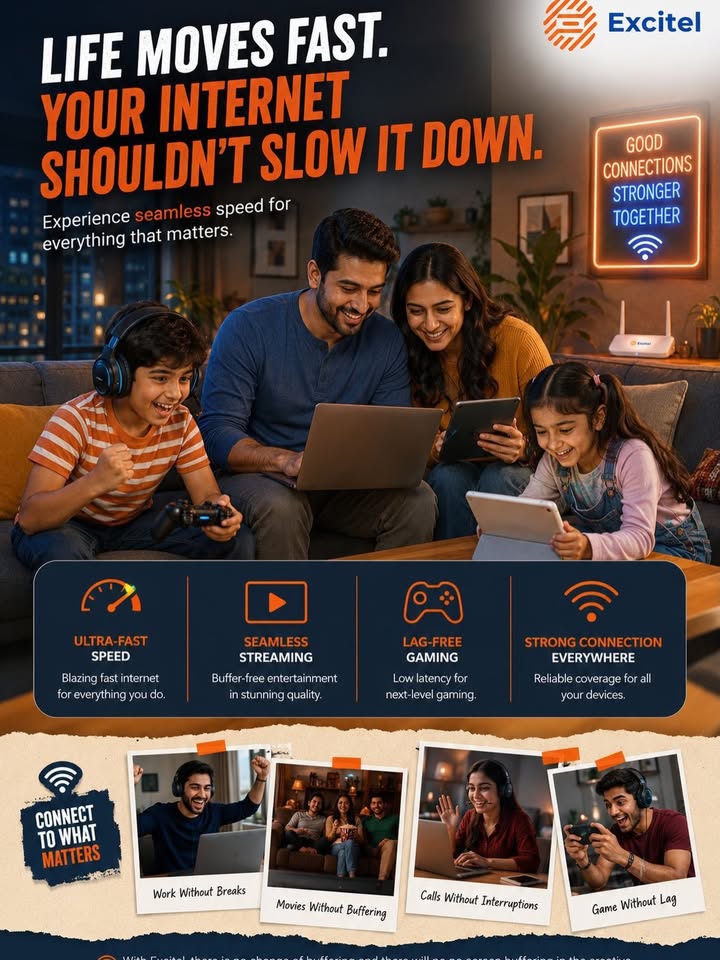 Life moves fast Your internet should keep up