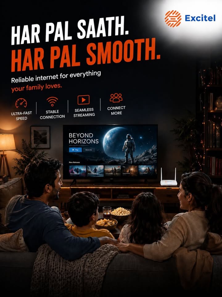 Dinner ready Lights dim Aur bas ek hi expectation, buffering bilkul nahi From family movie nights to nonstop...