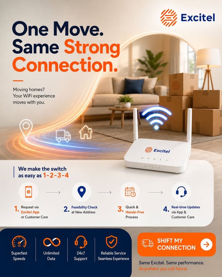 The first thing youll unpack Probably the WiFi. Because home doesnt really feel like home until youre connected