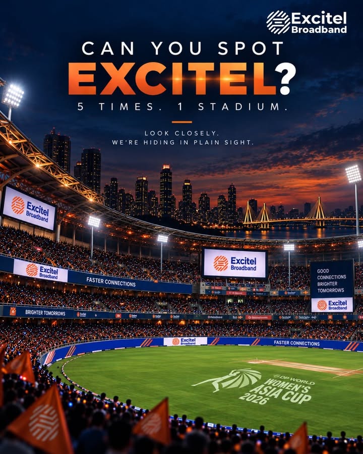 Five Excitel spots. One stadium. Think you can find them all Take a closer look and tell us how many you spotted