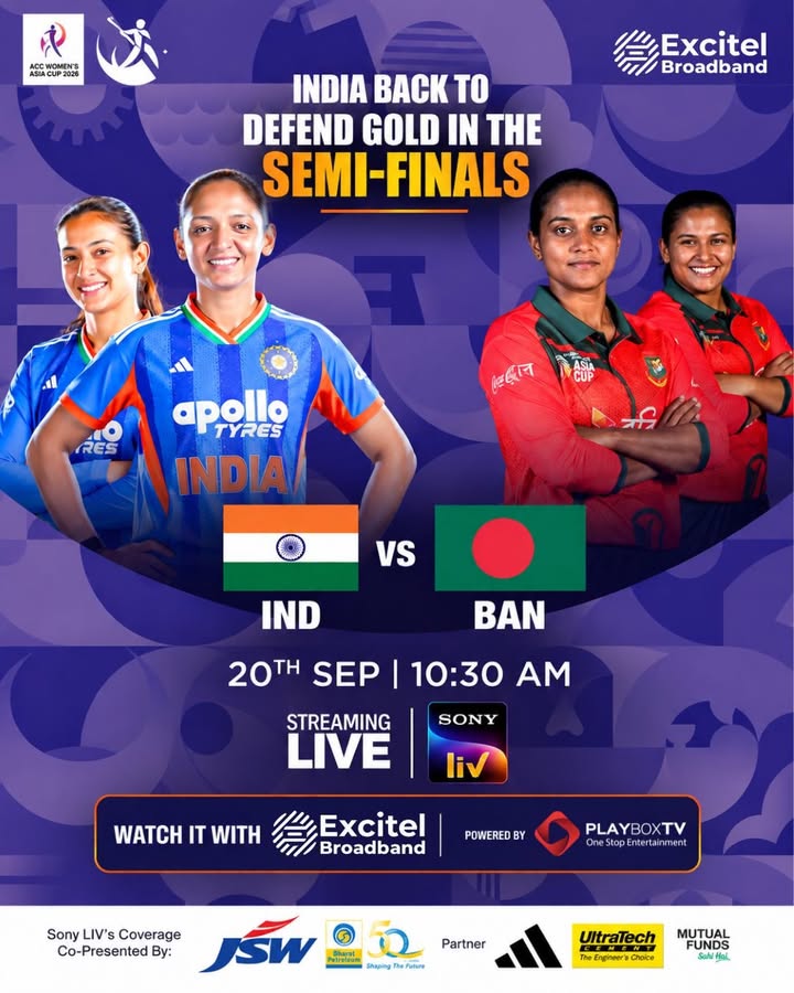 India are back in the Semi Finals The road to the title continues as India take on Bangladesh in a crucial kn...