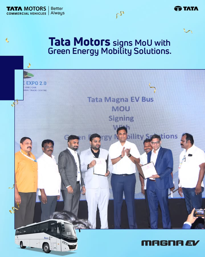 We are happy to announce that Tata Motors Commercial Vehicles has signed an MoU with Green Energy Mobility Solutions, the el...