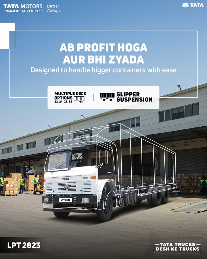 The Tata LPT 2823 is built to match your business demands