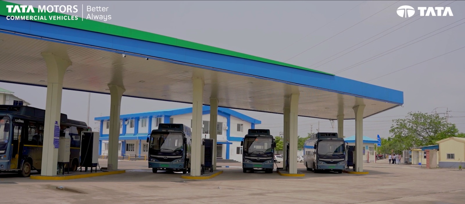 With the introduction of 100 Tata e buses in Jammu, Tata Motors has also built EV charging and maintenance infrastructure