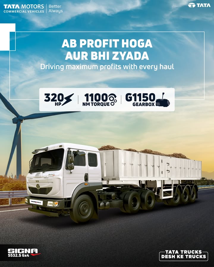 The Signa 5532.S 6X4 is built to make long trips better and more profitable