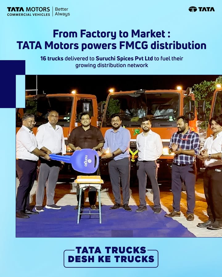 From Factory to Market Tata Motors Powers FMCG Distribution Congratulations to Suruchi Spices Pvt Ltd, Nagpur for a p...