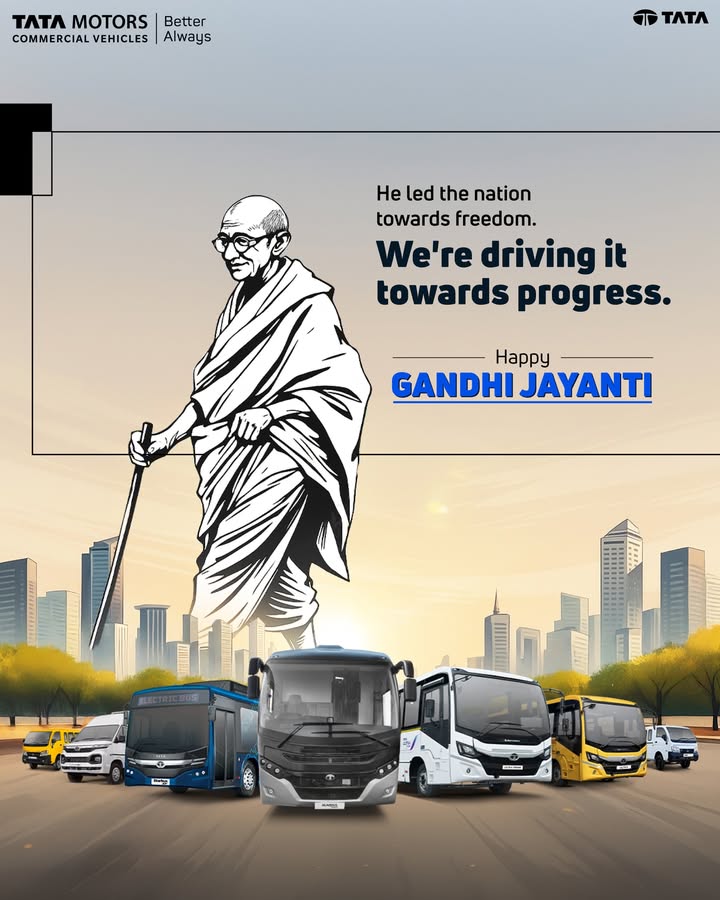 This Gandhi Jayanti, we honour the man that continue to guide our nation towards unity and progress. His vision of truth and perseverance inspires us to move forward with purpose and integrity This Gandhi Jayanti, we honour the man that continue to guide our nation towards unity and progress