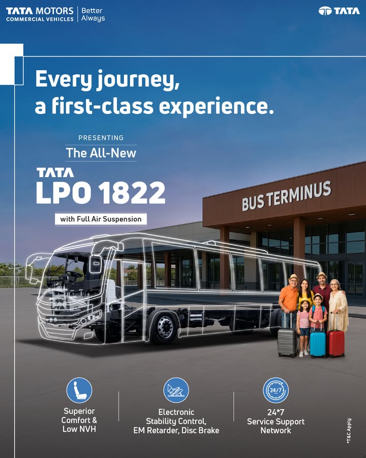The Tata LPO 1822 is built to be your trusted business partner, engineered for consistent performance, reliability, and efficiency The Tata LPO 1822 is built to be your trusted business partner, engineered for consistent performance, reliability, and effi...