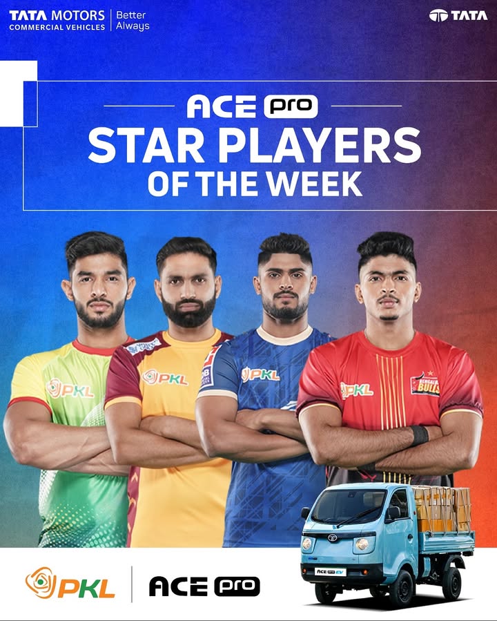From daring tackles to lightning fast raids, the Pro Kabaddi League continues to thrill fans with unforgettable performances Presenting this weeks ACE Pro Star Players of the Week Ayan patnapirates 17th Oct Bengal Warriorz vs Patna Pirates Bha... From daring tackles to lightning fast raids, the Pro Kabaddi League continues to thrill fans with unforgettable performances...
