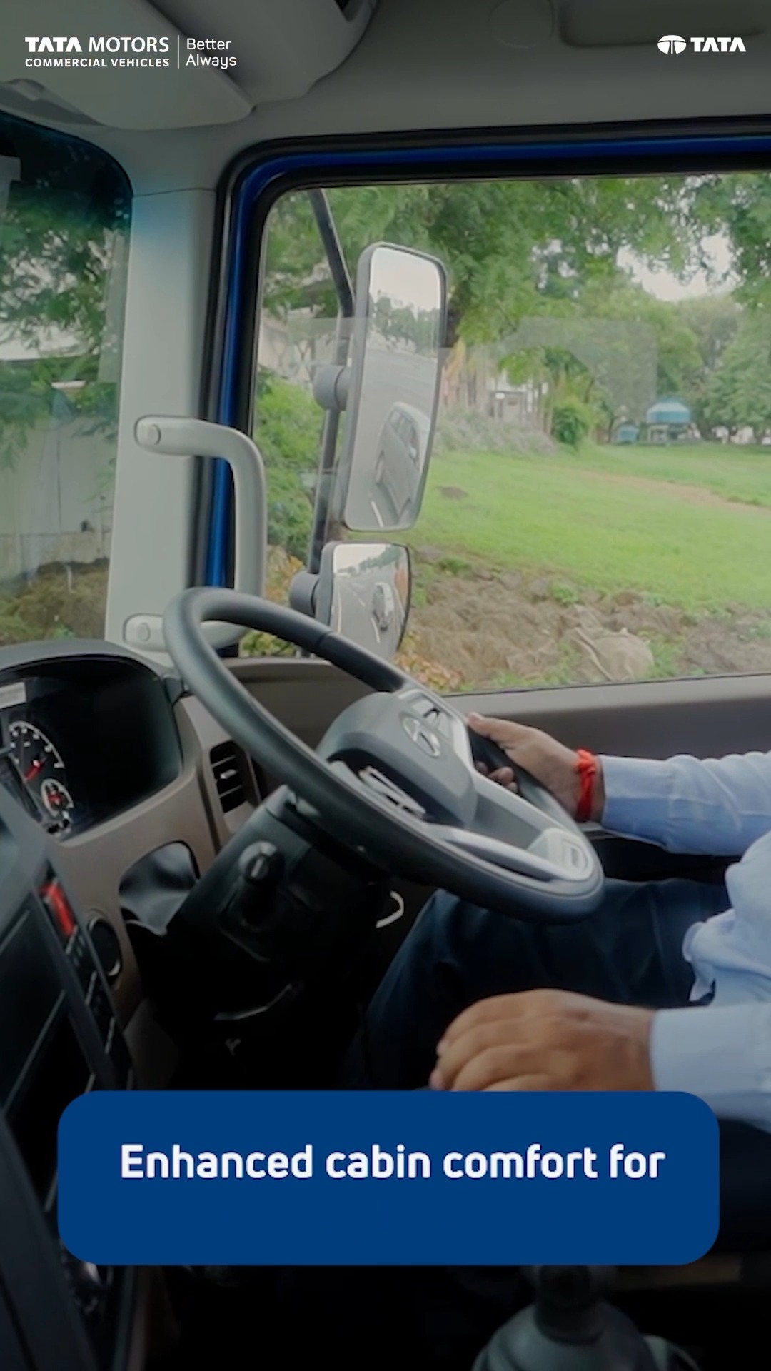 The Tata Prima 4632.S AMT is designed to make every long drive more comfortable and effortless