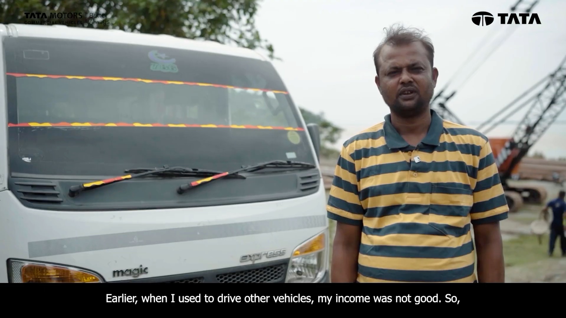 Meet Mr. Mofish Ali from Boko, District Kamrup, Assam a proud owner of the Tata Magic Bi Fuel