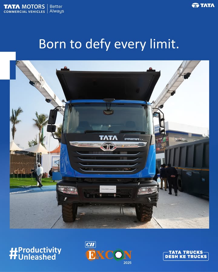 Designed for the most demanding mining cycles, the Tata Prima 3540