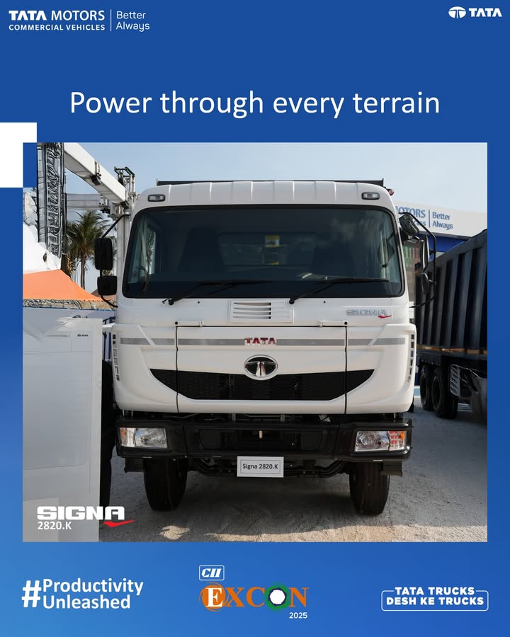 The Tata Signa 2820.K is built to tackle the toughest hauling challenges with ease