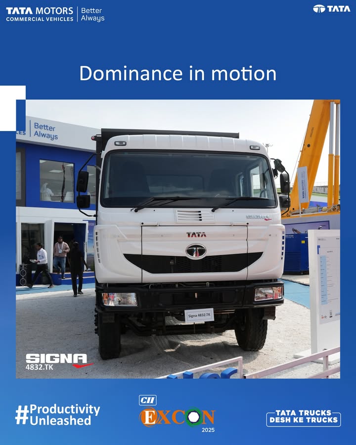 The Tata Signa 4832.TK is built for the toughest hauling jobs across mining, construction, and infrastructure projects