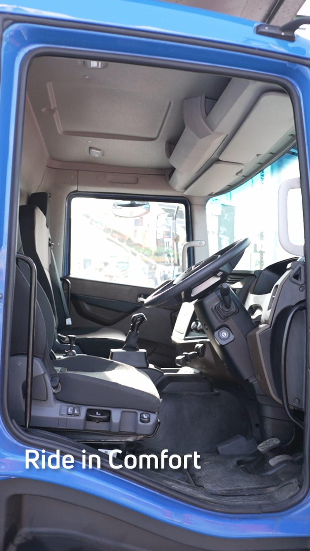 Every cabin in our latest trucks is thoughtfully designed to support the driver at every journey