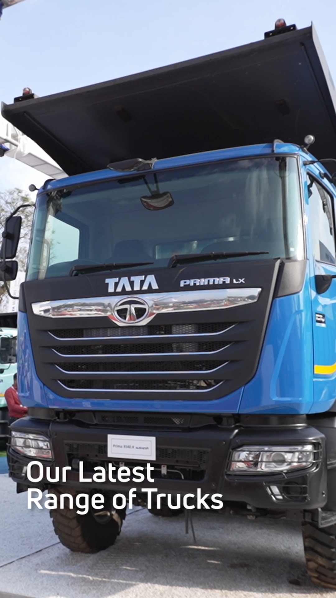 The new lineup of Tata Motors trucks, designed to push limits and deliver unmatched performance. The Prima 3540