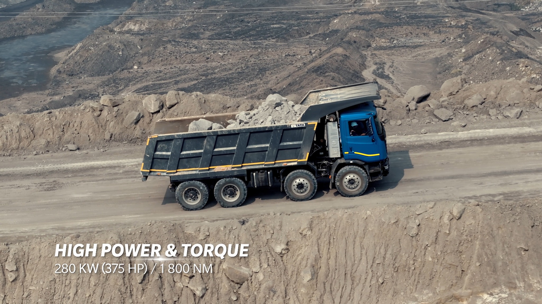 The beast has arrived and its ready to dominate Indias most demanding mining environments. The Tata Prima 3540
