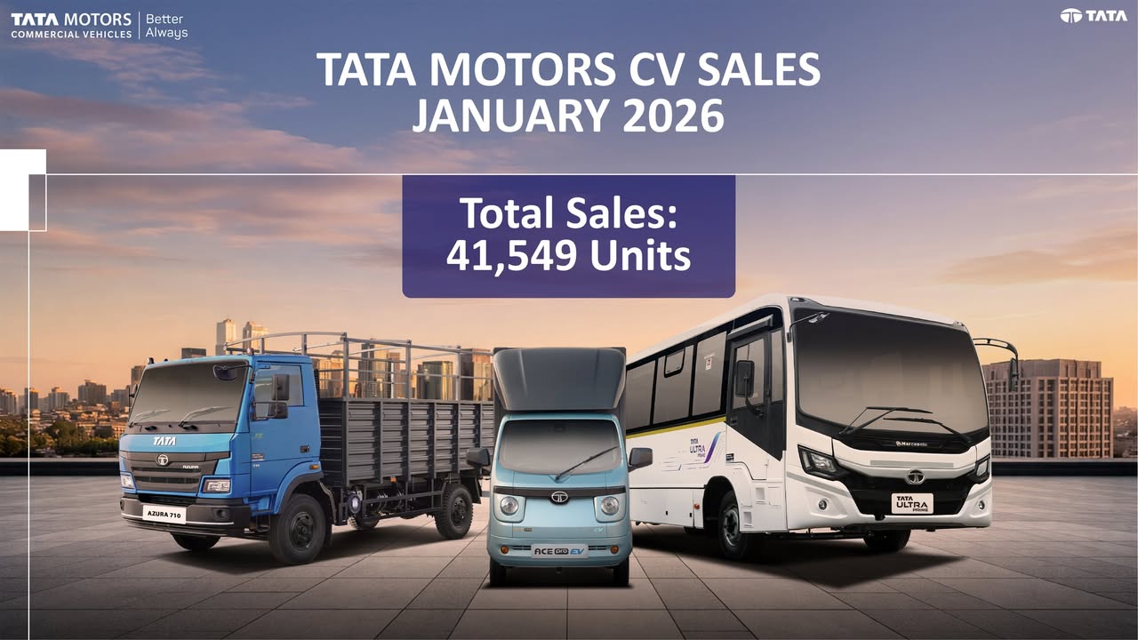 Tata Motors CV Sales January 2026 Click on the link to know more https cv.tatamotors