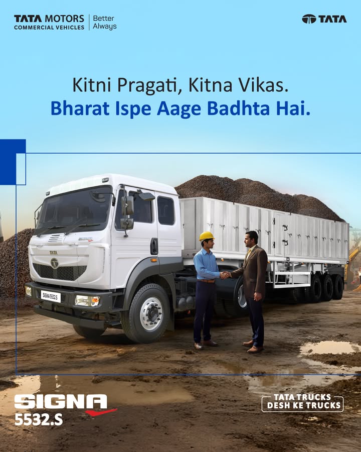 The Tata Signa 5532.S is built for power, endurance, and reliability