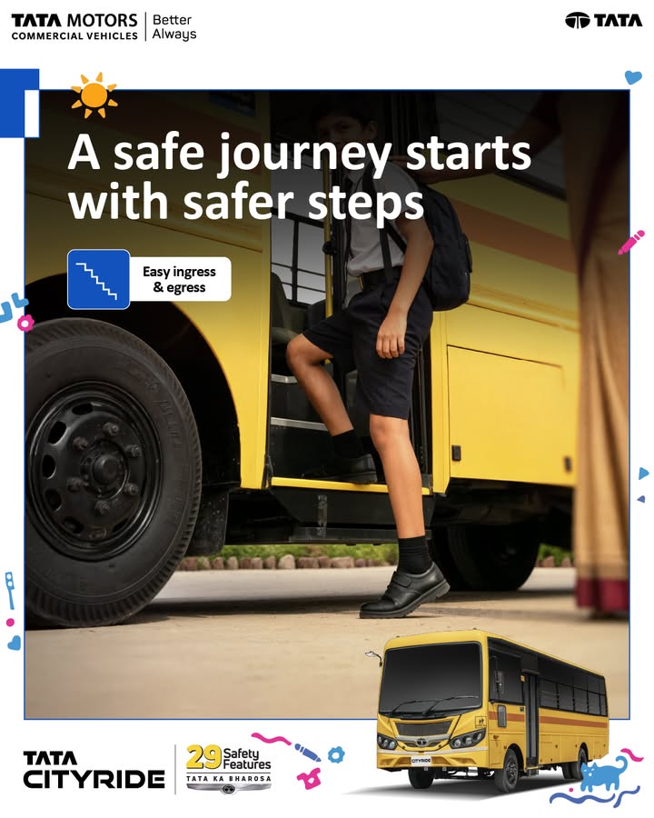 Designed for everyday safety and comfort, Tata Cityride makes getting in and out smooth and effortless, helping every journe...