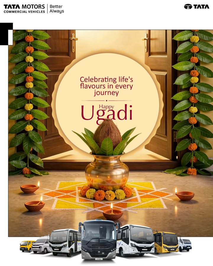 From sweet beginnings to milestone destinations, may this Ugadi bring prosperity to every road you travel Happy Ugadi ...