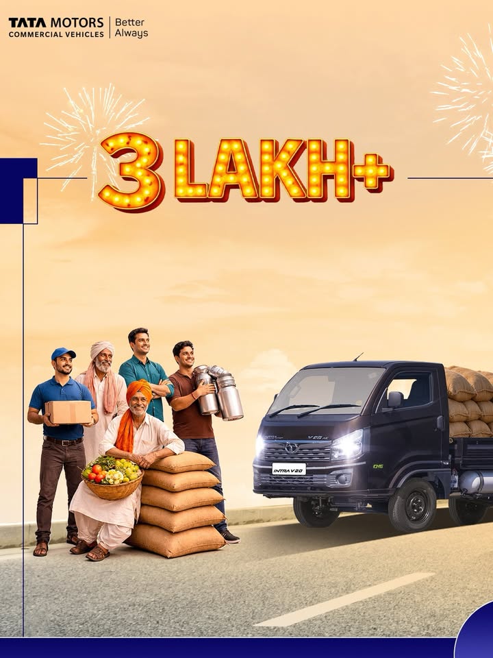 3 lakh entrepreneurs shaping their dreams with Intra Pickups. Helping them take charge of their future