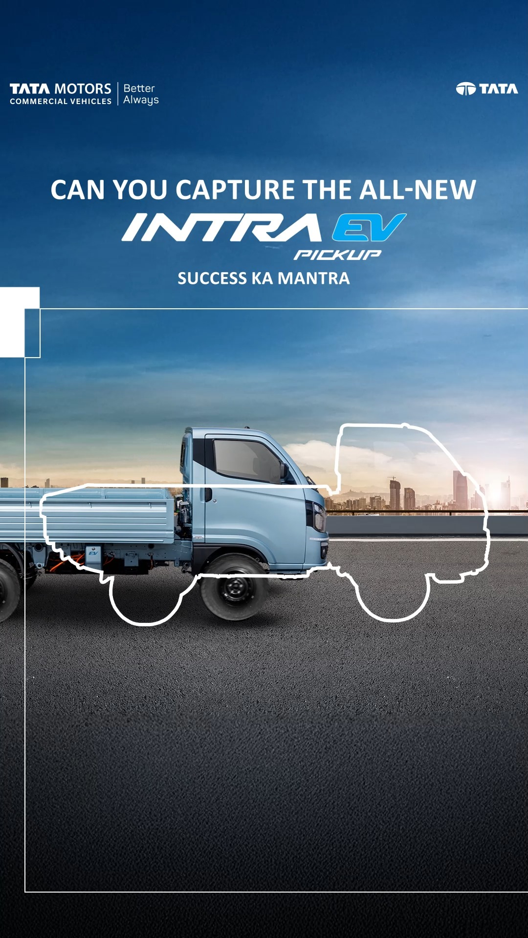 Are you quick enough to catch our brand new all electric INTRA EV in action Screenshot now before it races past the outline...