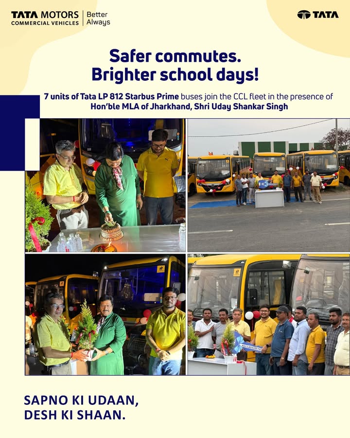 The morning rush just found a better rhythm We are pleased to announce the delivery of 7 units of Tata Starbus Prime to CC...