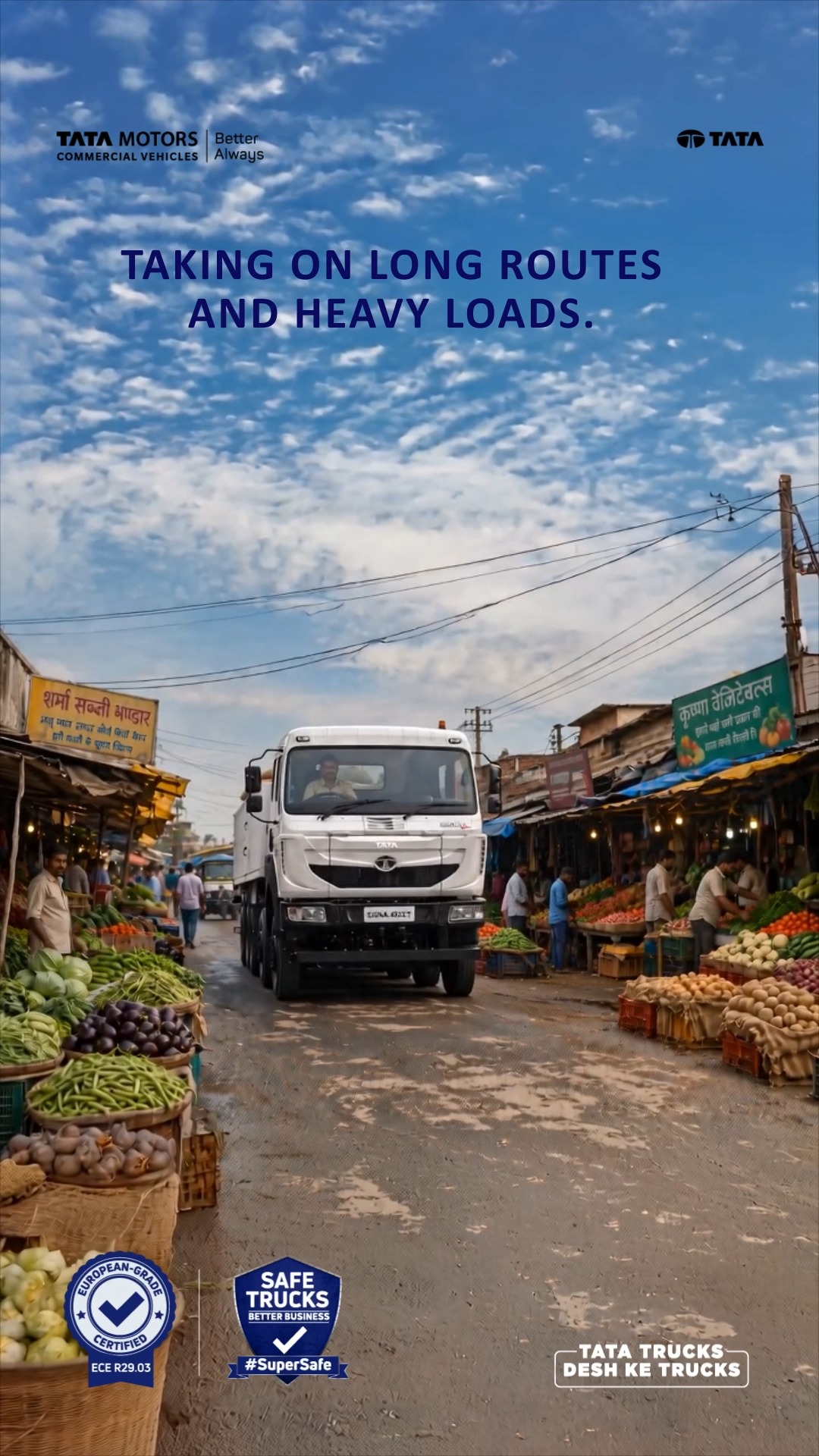 From the first light of dawn to the stillness of night, our drivers and workforce keep India moving