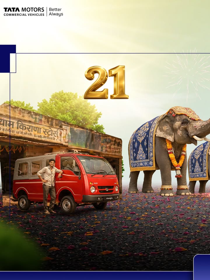 21 years. One trusted partner. Your Chota Haathi keeps carrying dreams forward, every single day