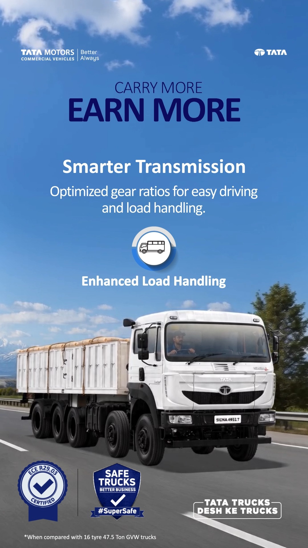 Built to carry more and deliver more, the SIGNA 4932.T turns every trip into higher earning potential