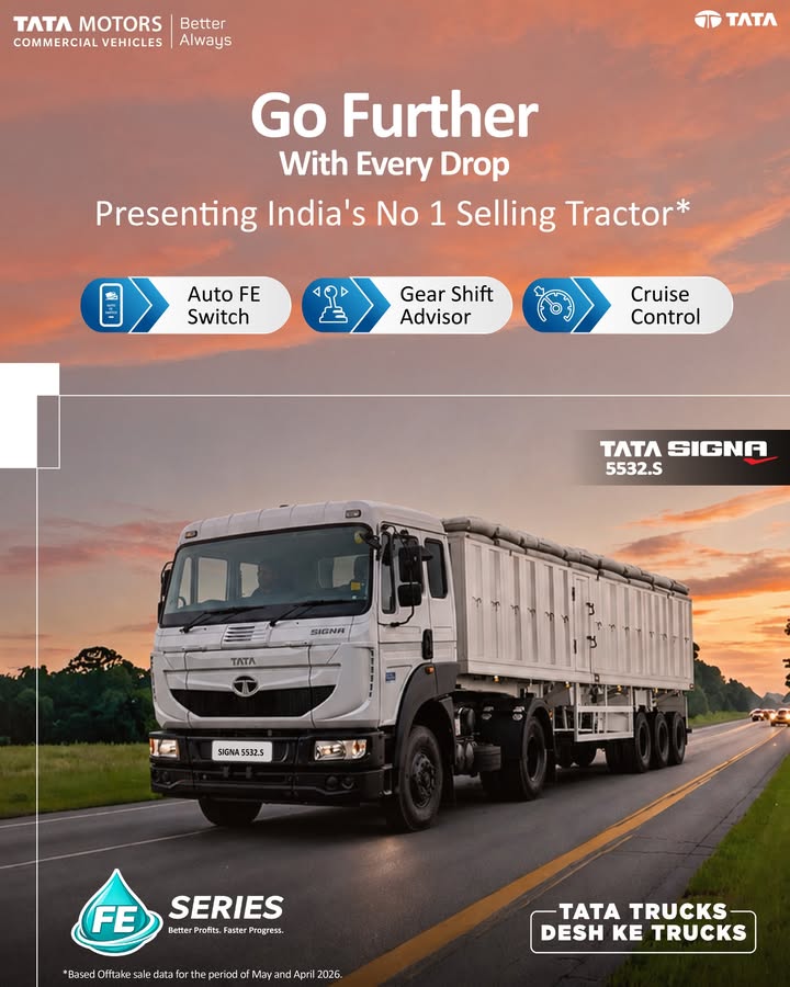 Trusted by more businesses across India, the Tata Signa 5532.S 4X2 is Indias No. 1 selling tractor for a reason