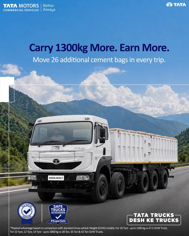 Higher payload turns directly into higher earning capacity
