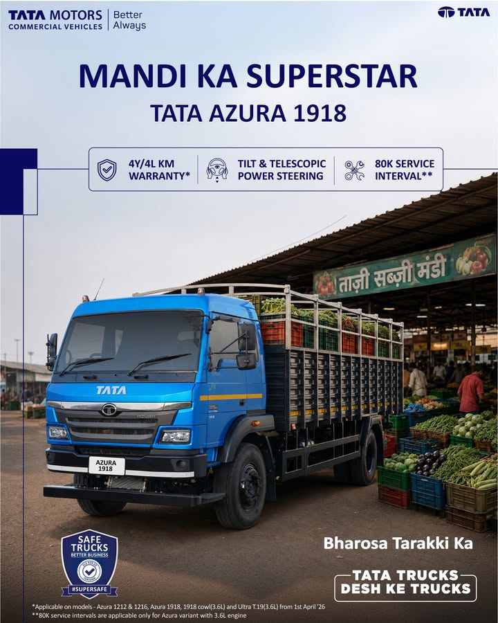 From the mandi to every market, success begins with a truck you can rely on
