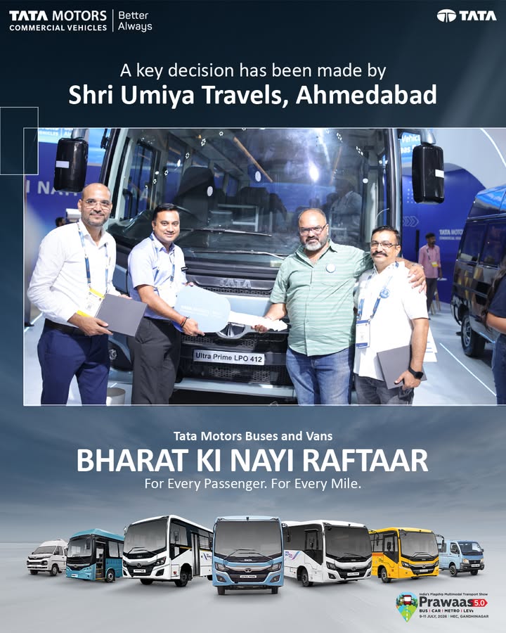 Congratulations to Shri Umiya Travels, Ahmedabad on their new addition to the fleet
