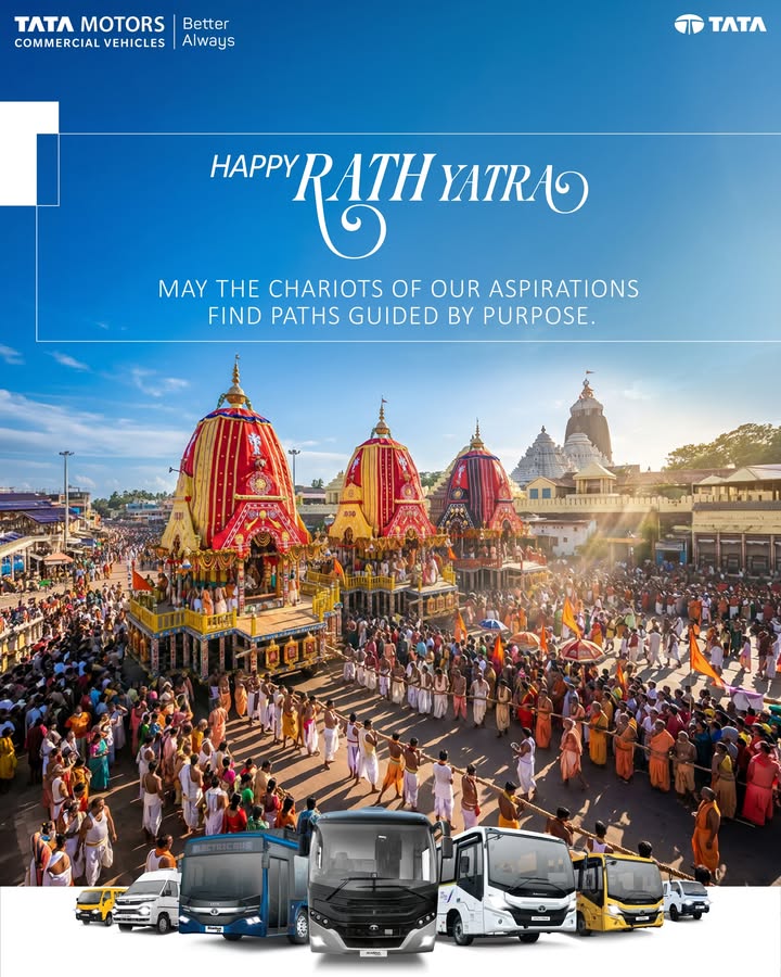 Celebrating the sacred Rath Yatra of Lord Jagannath, a tradition that reflects the spirit of faith and inspires us to move a...